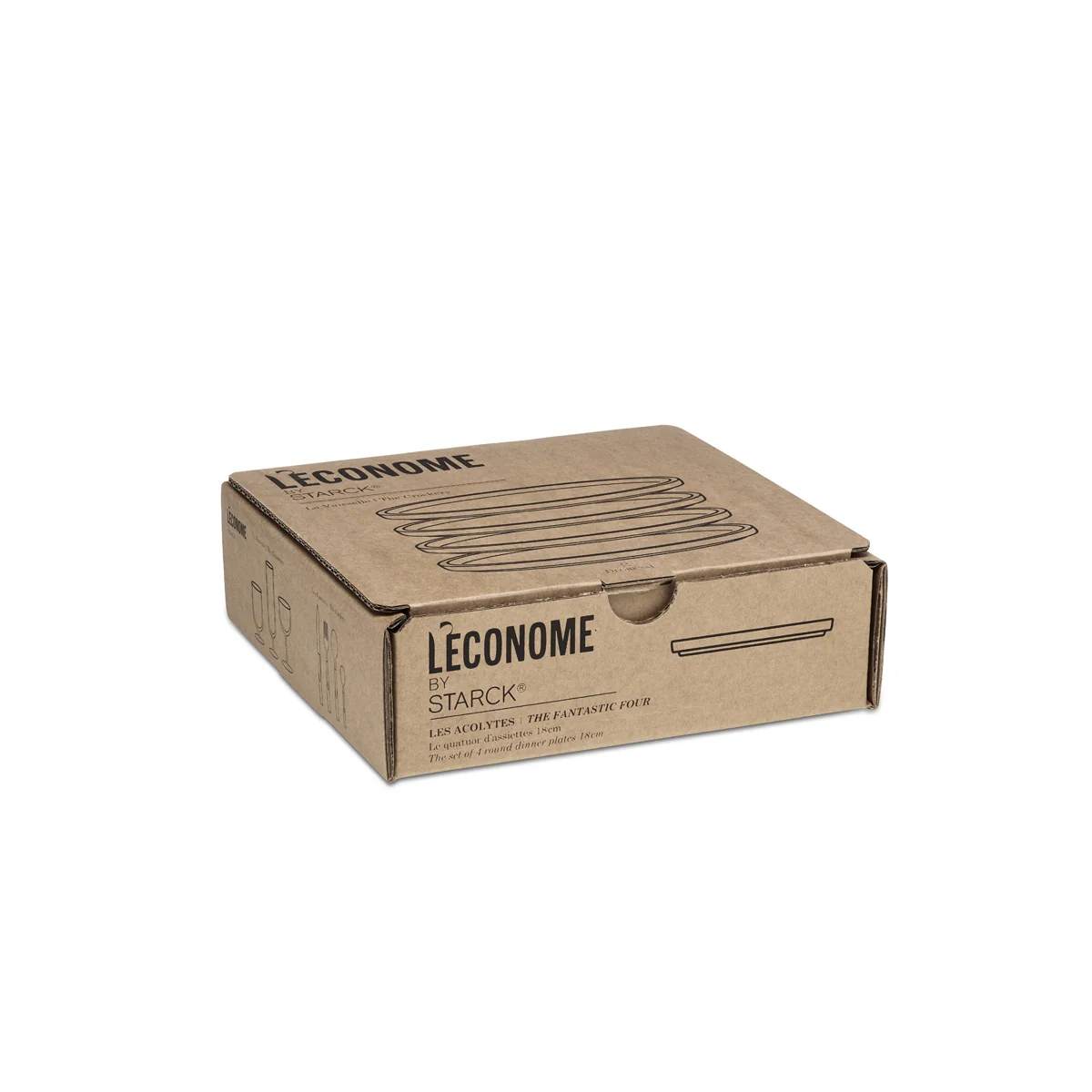Coffret 4 assiettes Ă dessert 18 cm - Image 5