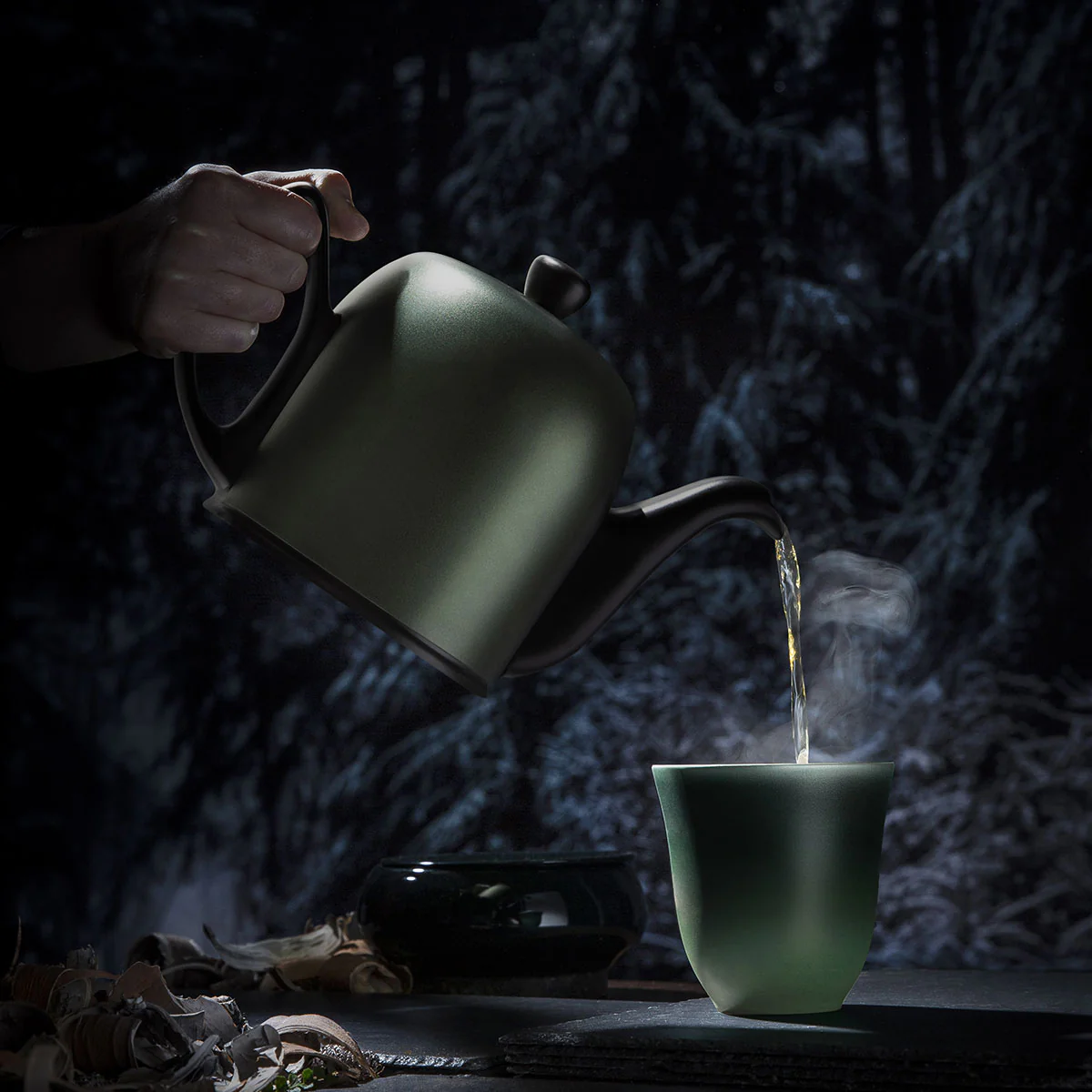 Théière 4 tasses cloche emeraude - Image 2