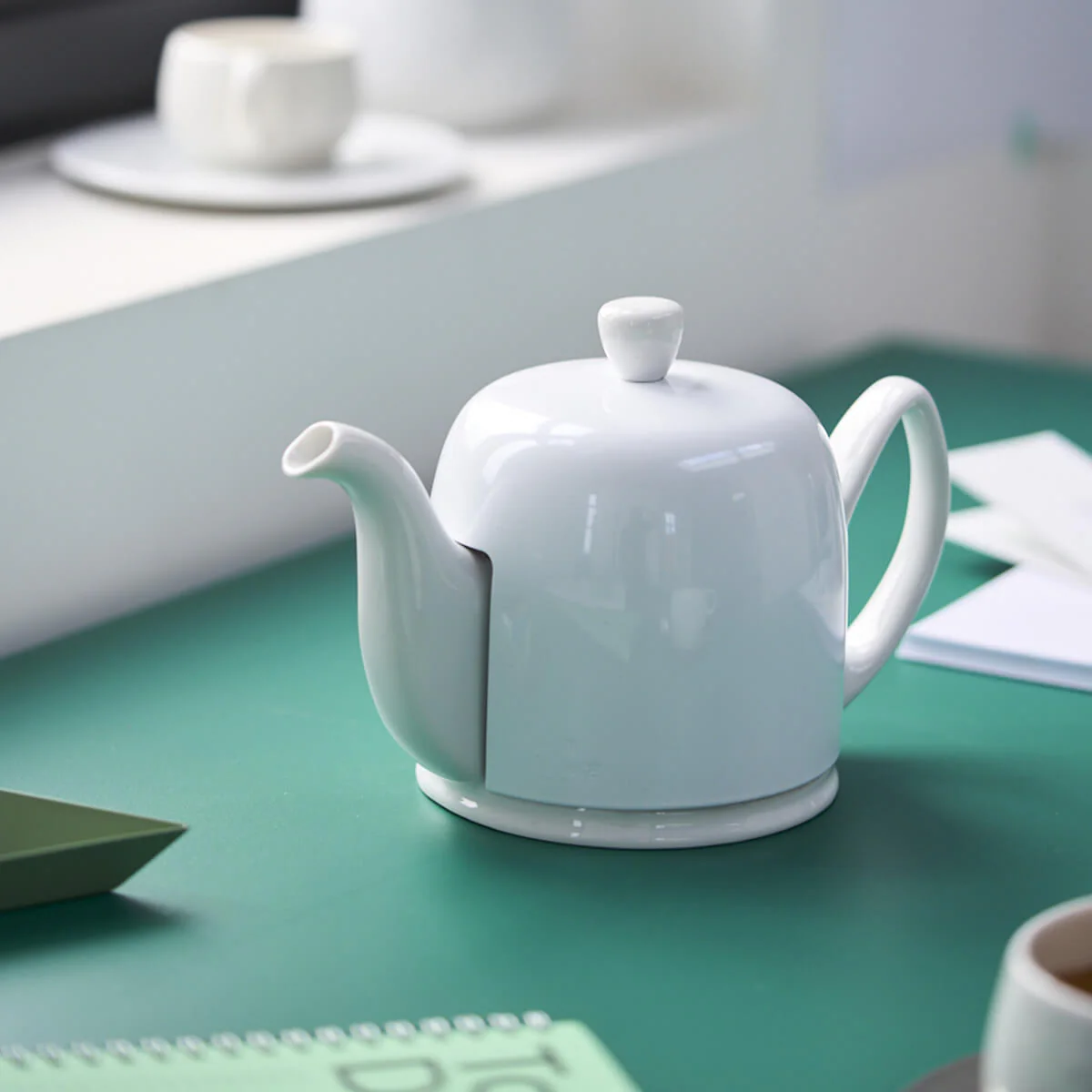 Théière 4 tasses cloche blanche - Image 3