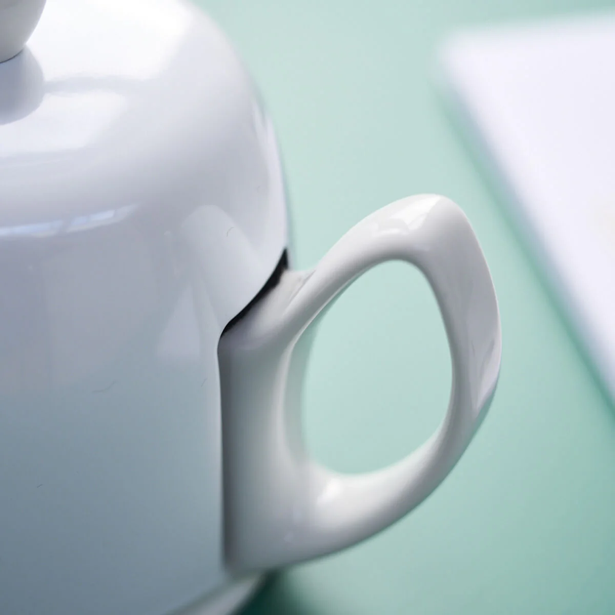 Théière 4 tasses cloche blanche - Image 4