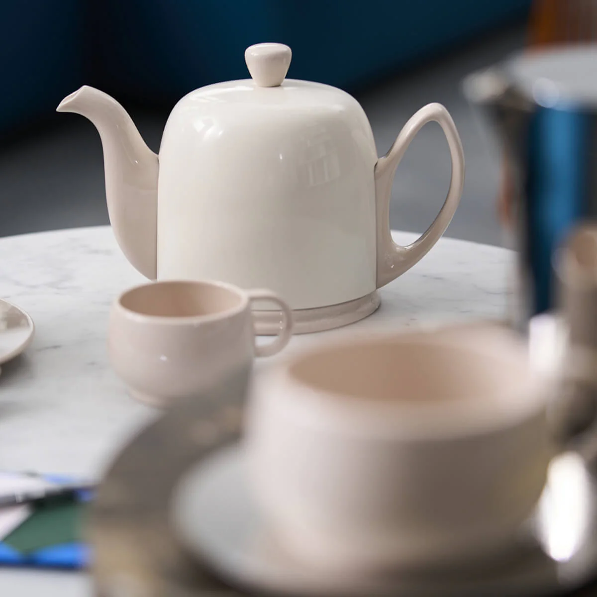 Théière 4 tasses cloche rose nude - Image 2