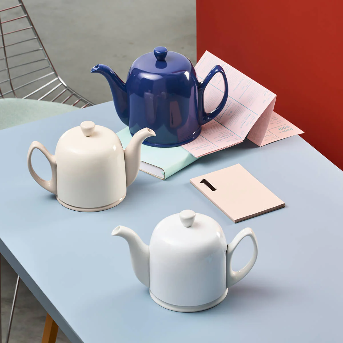 Théière 6 tasses cloche blanche - Image 4