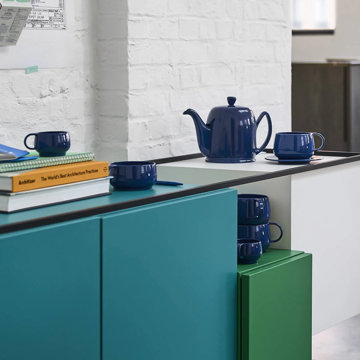 Théière 6 tasses cloche bleue - Image 3