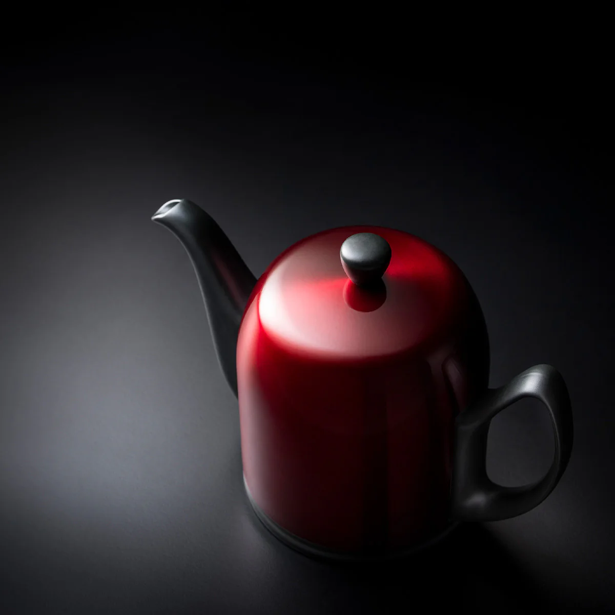 Théière 6 tasses cloche rouge - Image 2